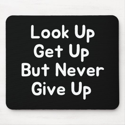 目を上げても起きない与えだ マウスパッド (正面)