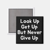 目を上げても起きない与えだ マグネット (正面/裏面)