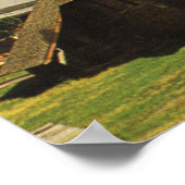 目を上げて丘へ上げる ポスター (角)