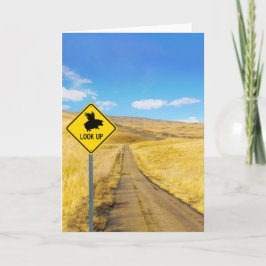 目を上げて豚が飛ぶかもしれない カード