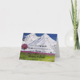 目を上げる ノートカード