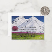 目を上げる ノートカード (正面/裏面インサイチュ)