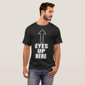 目を上げる Tシャツ (正面フル)