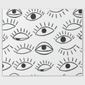 目を丸くし、継ぎ目のないパターンを描きます。  ラッピングペーパー (フラット)