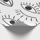 目を丸くし、継ぎ目のないパターンを描きます。  ラッピングペーパー (角)