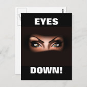 目を伏せろ！ ポストカード (正面/裏面)