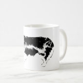 目を合わせたスナックのパトロール コーヒーマグカップ (正面右)