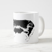 目を合わせたスナックのパトロール ジャンボコーヒーマグカップ (正面右)