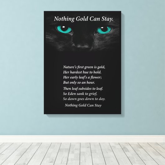 目を固定 キャンバスプリント (インサイチュ (ウッドフロア))