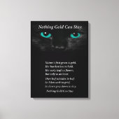 目を固定 キャンバスプリント (正面)