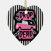 目を奪うような霊柩車 セラミックオーナメント (右)