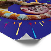 目を引くカメレオカラフルン ポスター (角)