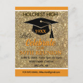 目を引くクラス再会招待状のポストカード シーズンポストカード (正面)