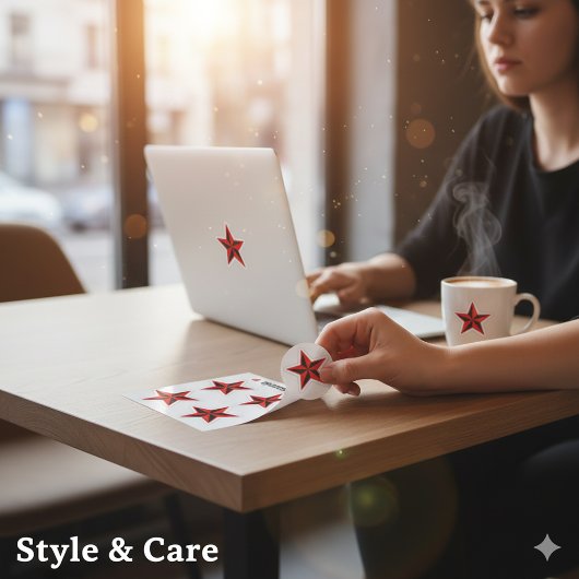 目を引くスター マーク ステッカー セット 4シート入 シール