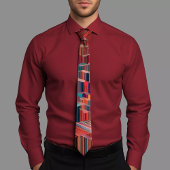 目を引くタイカラフルプ ネクタイ