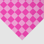 目を引くピンクの市松模様 薄葉紙 (詳細)