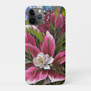 目を引くフローラルファンタジー iPhone 11 PROケース