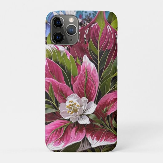 目を引くフローラルファンタジー Case-Mate iPhoneケース (裏)