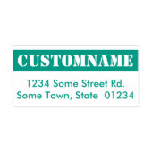 目を引く名前と住所 セルフインキングスタンプ (デザイン)