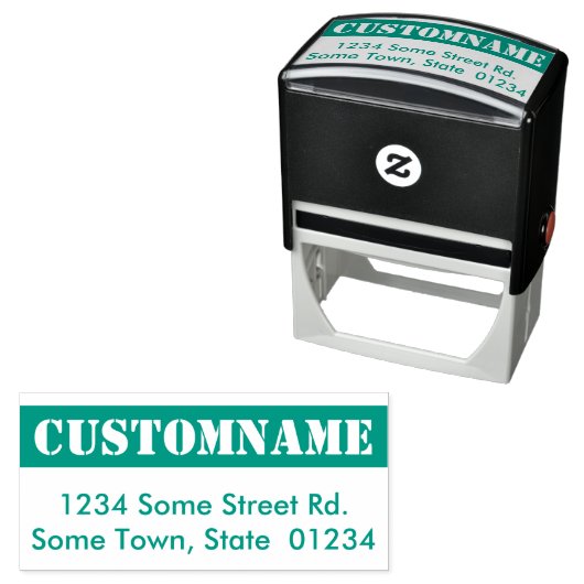 目を引く名前と住所 セルフインキングスタンプ (インサイチュ)