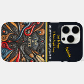 目を引く大胆な渦巻きのアート Case-Mate iPhoneケース (裏面 (横))