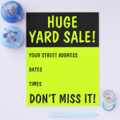 目を引く庭のセールチラシ チラシ (シングル)