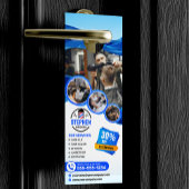 目を引く理容師ショップ美容師美容師 ドアノブサイン