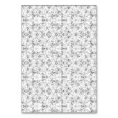 目を引く白と黒の模様の壁 テーブルナンバー (裏面)