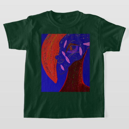 目を引く美しい生き物Tシャツ Tシャツ (レイダウン)