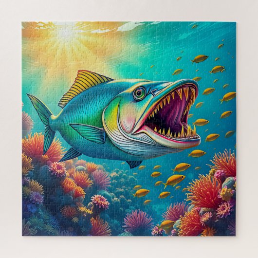 目を引く魚 ジグソーパズル (縦)
