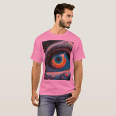 「目を引くTシャツと目のユニークデザイン- Tre Tシャツ (正面フル)