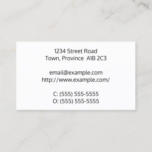 目を引はっきりしたく弁護士名刺 名刺 (裏面)