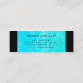 目を引カラフルくグランジ スキニー名刺 (裏面)