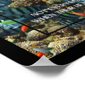 目を持つすべての人が海生活引用文を見ることができない ポスター (角)