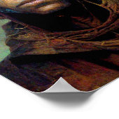 目を持つ男のサイエンスフィクション・アート・ポスター ポスター (角)