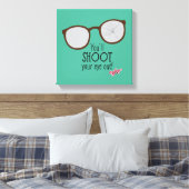 目を撃つぞ！ キャンバスプリント (インサイチュ (寝室))