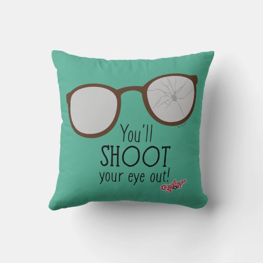 目を撃つぞ! クッション (裏面)