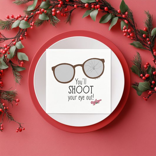 目を撃つぞ！ スタンダードカクテルナプキン