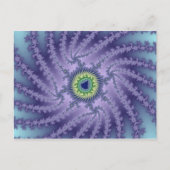 目を渦巻く – フラクタル葉書 ポストカード (正面)