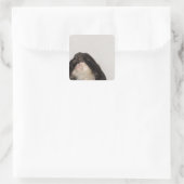 目を覆うサル スクエアシール (バッグ)