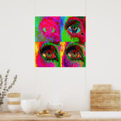 目を見る ポスター (キッチン)