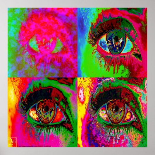 目を見る ポスター (正面)