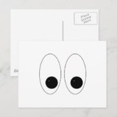 目を見る ポストカード (正面/裏面)