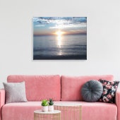 目を見張るほど美しい夕日の写真 キャンバスプリント (インサイチュ (リビング))