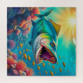 目を見張るような魚 ジグソーパズル (横)