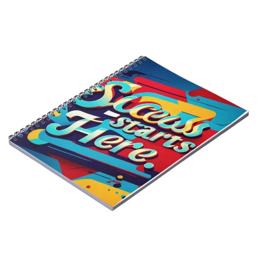 「目を見張るサクセスアート」 ノートブック (左側)