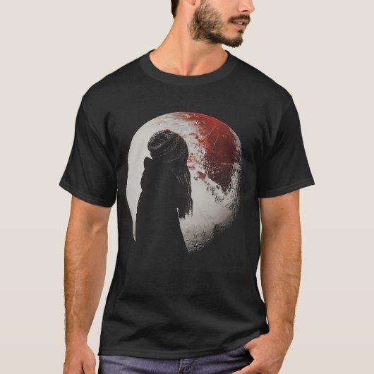 目を見張る冥王星 Tシャツ (正面)