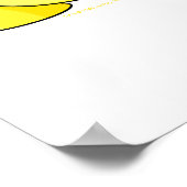 目を見張る黄色いチョムビー ポスター (角)