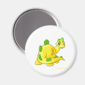 目を見張る黄色いチョムビー マグネット (正面/裏面)