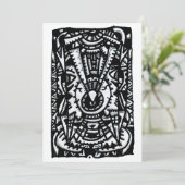 目を見張る。インクスケッチフラットカード (スタンド正面)